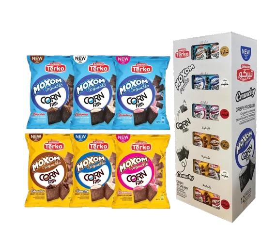 Terko Moxom Crispy $ Creamy  Corn fills 70g*12*6 (STAND)
