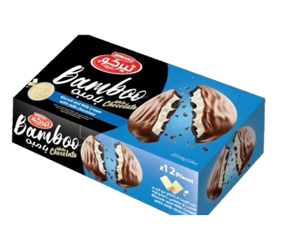 TERKO BAMBO LOTUS DIPPED BISCUITS 45G*12PC*6