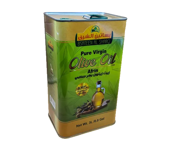 BSATEEN ALSHARQ VIRGIN OLIVE OIL TIN 3L*4